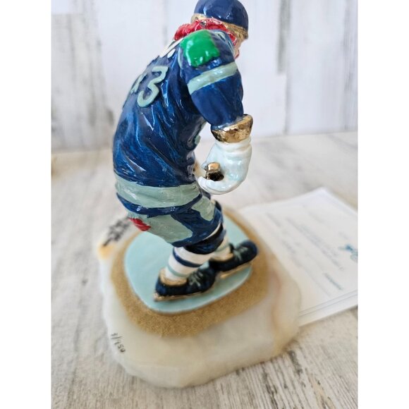 Ron Lee clown hockey player vintage limited 2000 gold figurine statue three of 9 - Picture 6 of 8